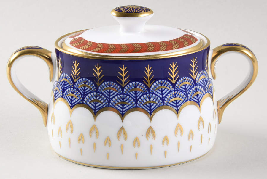 Quail Sugar Bowl & Lid by Royal Crown Derby-1