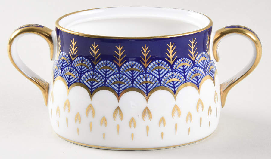 Quail Sugar Bowl No Lid by Royal Crown Derby-1