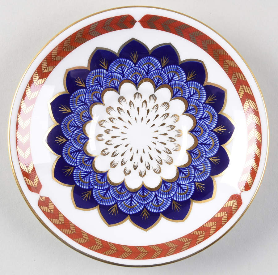 Quail Saucer for Footed Cup by Royal Crown Derby-1