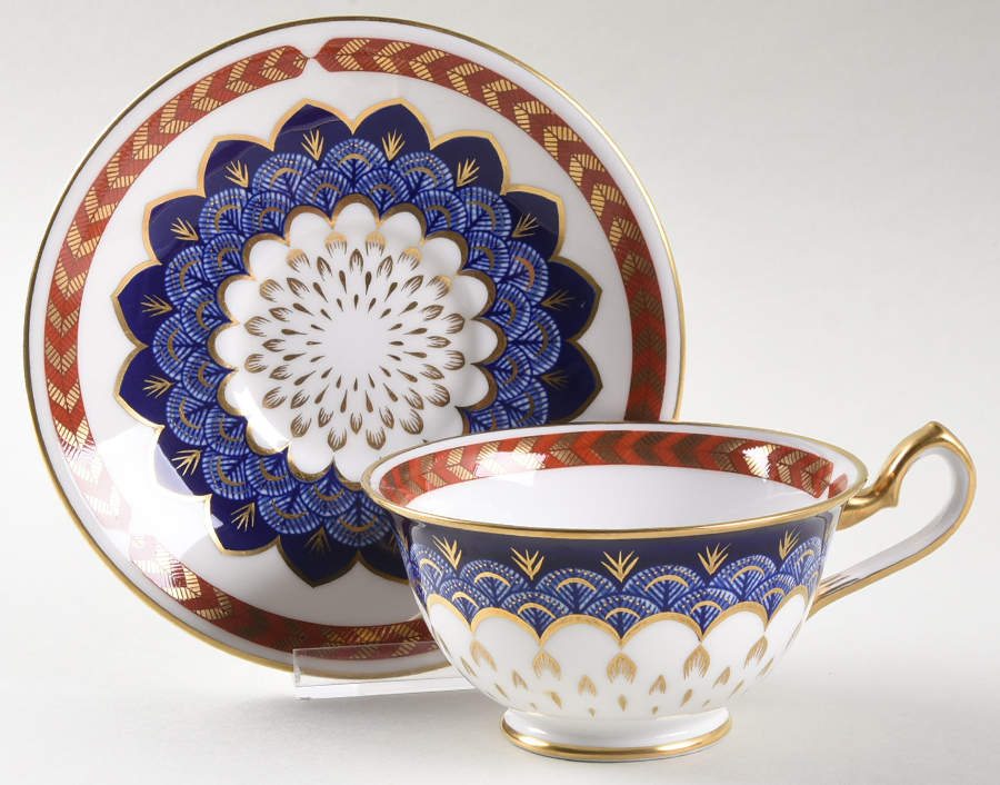 Quail Footed Cup & Saucer Set by Royal Crown Derby-1