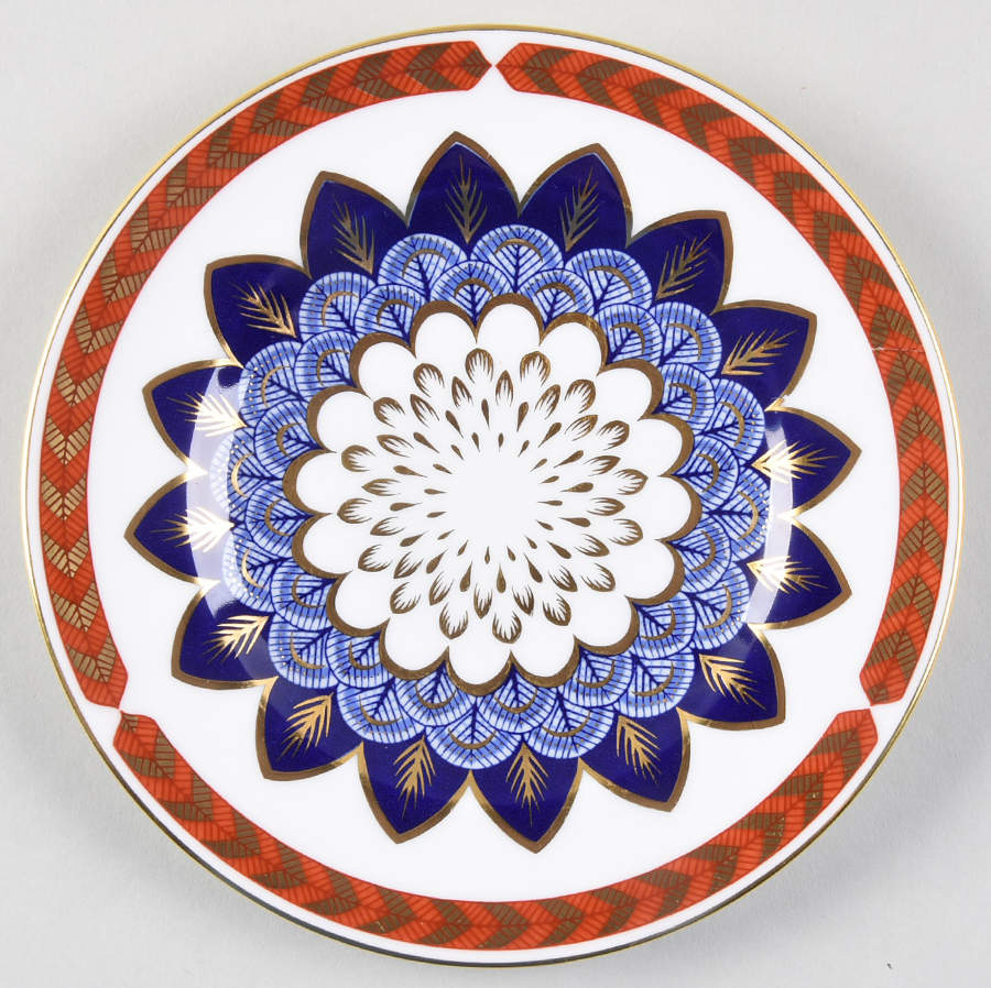 Quail Bread & Butter Plate by Royal Crown Derby-1