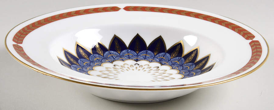 Quail Rim Soup Bowl by Royal Crown Derby-1