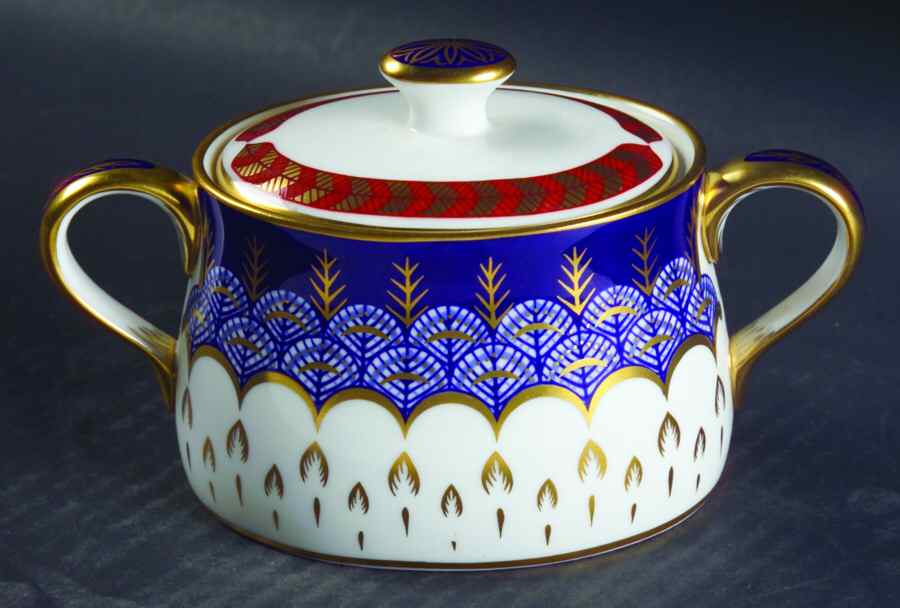 Quail Sugar Bowl & Lid by Royal Crown Derby-1