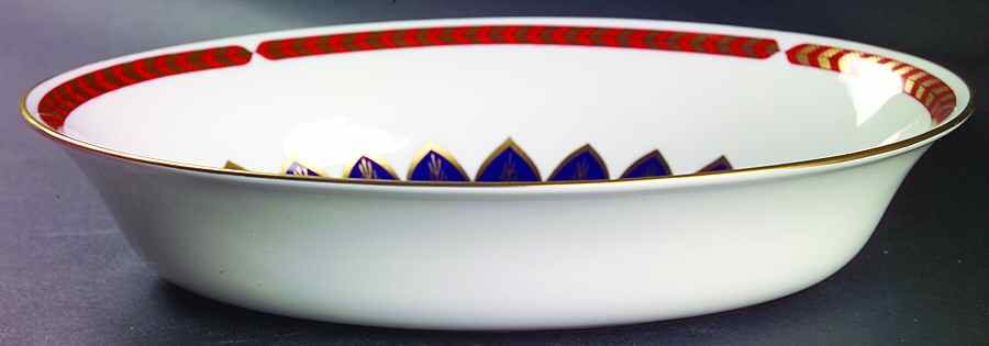 Quail 10" Oval Vegetable Bowl by Royal Crown Derby-1