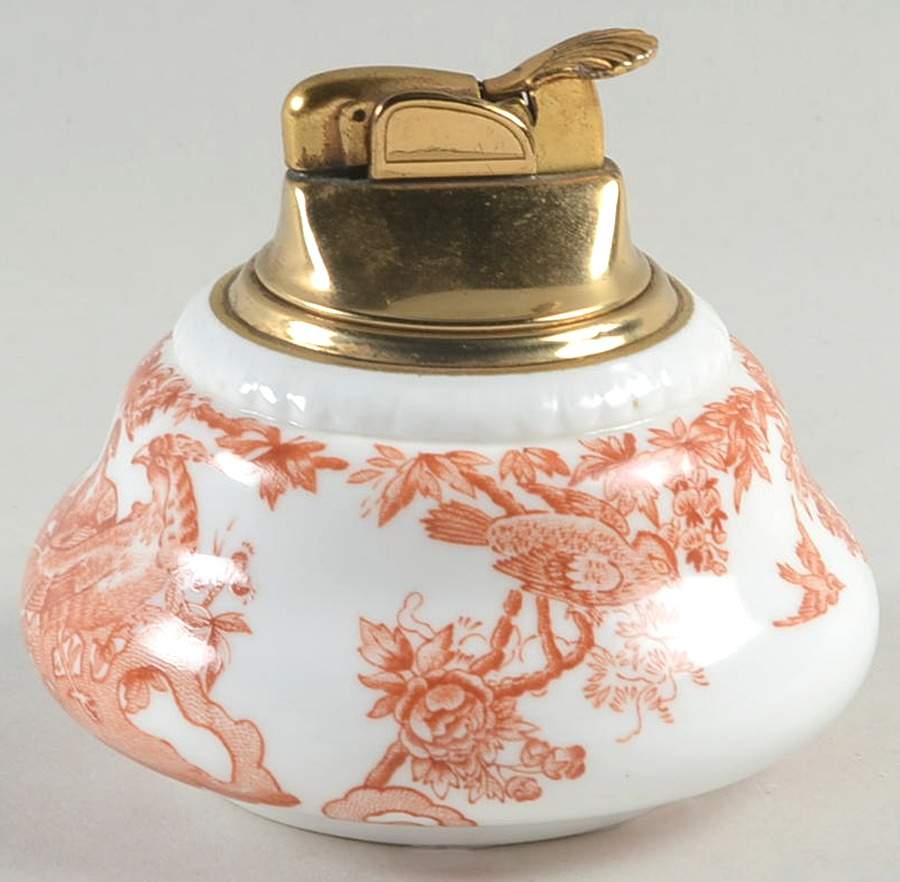 Red Aves (Older, Discontinued 1997) Cigarette Lighter by Royal Crown Derby-1