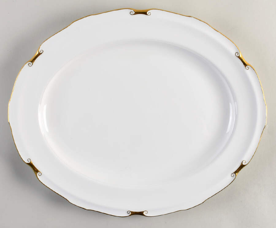 Regency 17" Oval Serving Platter by Royal Crown Derby-1