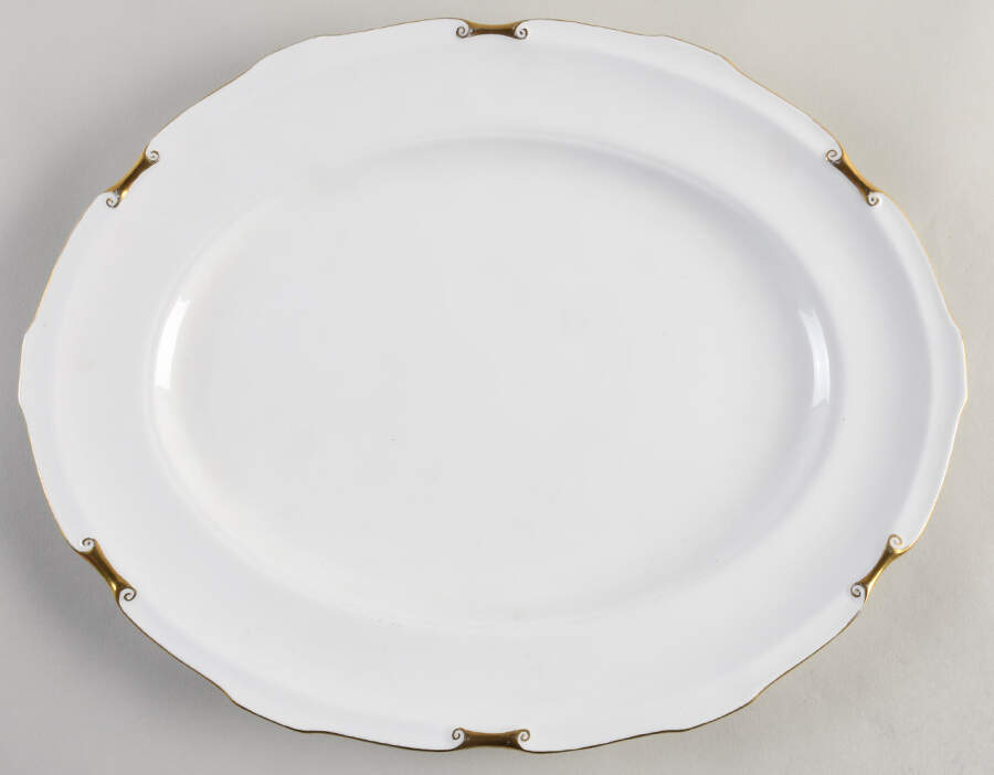 Regency 14" Oval Serving Platter by Royal Crown Derby-1