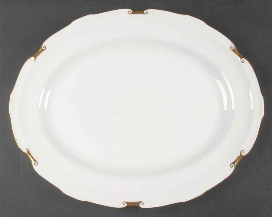 Regency 15" Oval Serving Platter by Royal Crown Derby-1
