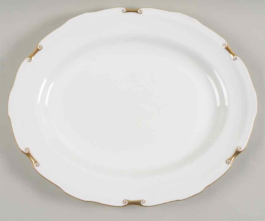 Regency 13" Oval Serving Platter by Royal Crown Derby-1