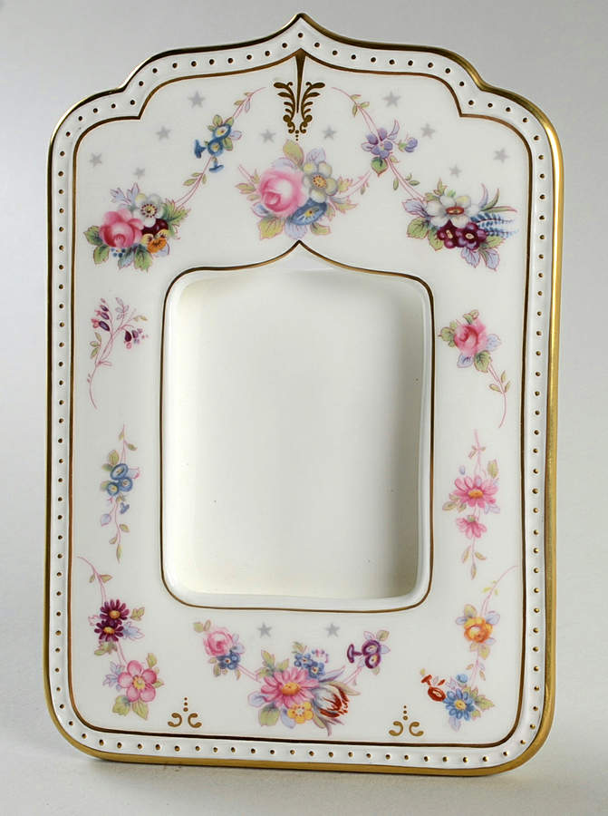 Royal Antoinette 6" Picture Frame by Royal Crown Derby-1
