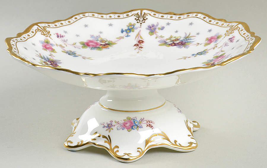 Royal Antoinette Tazza Stand (Small Comport) by Royal Crown Derby-1
