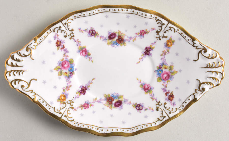 Royal Antoinette Underplate for Gravy Boat by Royal Crown Derby-1