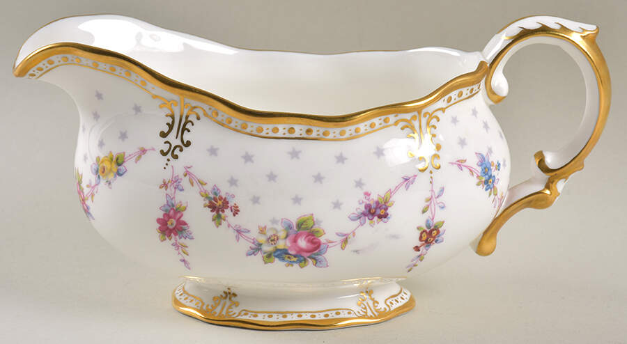 Royal Antoinette Gravy Boat by Royal Crown Derby-1