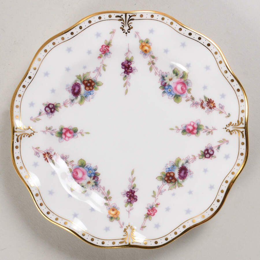 Royal Antoinette Bread & Butter Plate by Royal Crown Derby-1