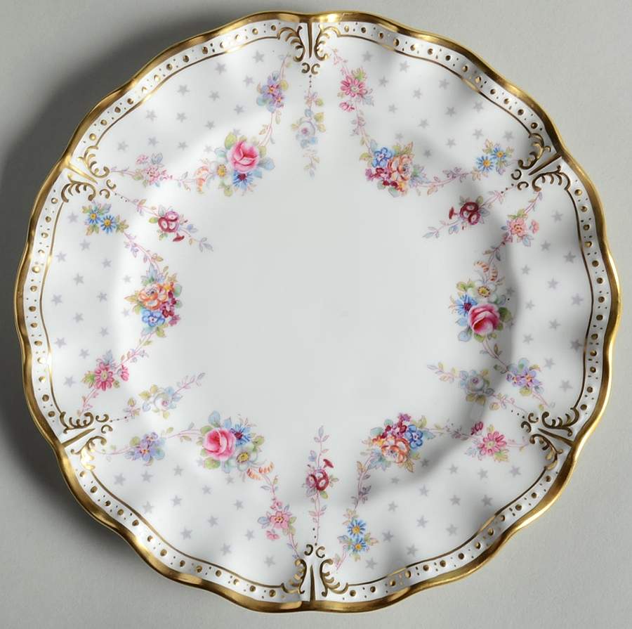 Royal Antoinette Luncheon Plate by Royal Crown Derby-1