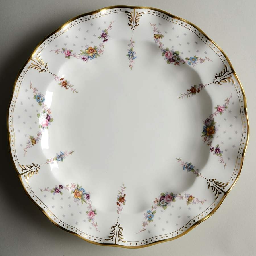 Royal Antoinette 13" Chop Plate (Round Platter) by Royal Crown Derby-1
