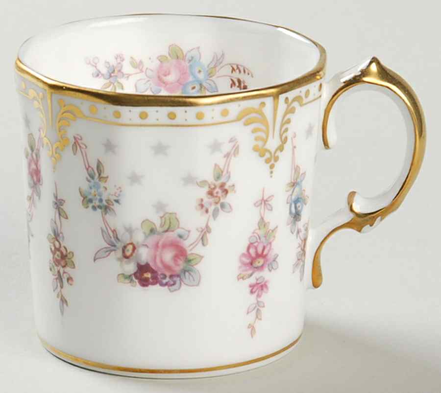 Royal Antoinette Flat Demitasse Cup by Royal Crown Derby-1