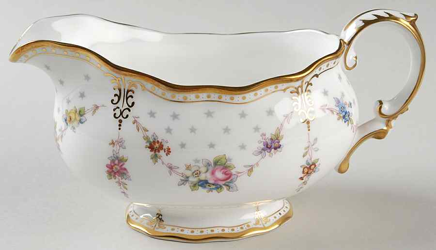 Royal Antoinette Gravy Boat by Royal Crown Derby-1