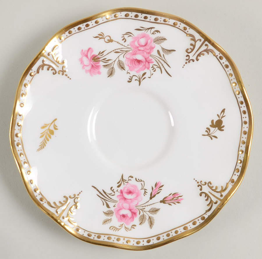 Royal Pinxton Roses Saucer for Footed Cup by Royal Crown Derby-1