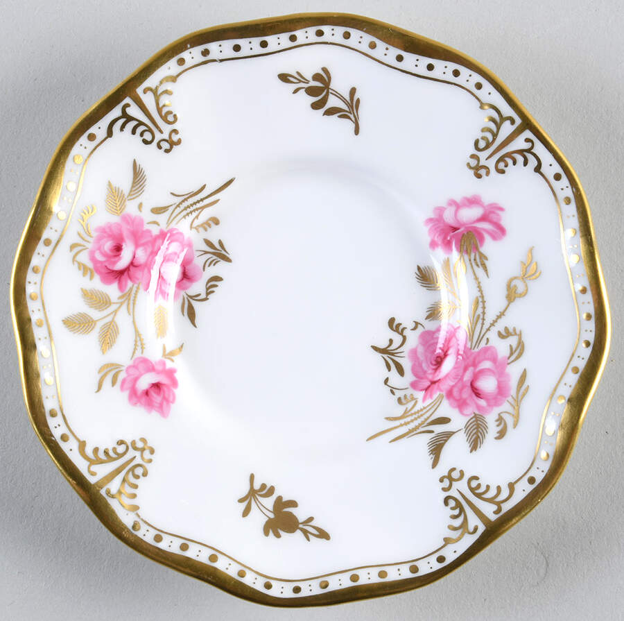 Royal Pinxton Roses Saucer for Flat Demitasse Cup by Royal Crown Derby-1