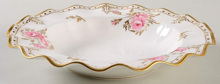 Royal Pinxton Roses Rim Soup Bowl by Royal Crown Derby-1