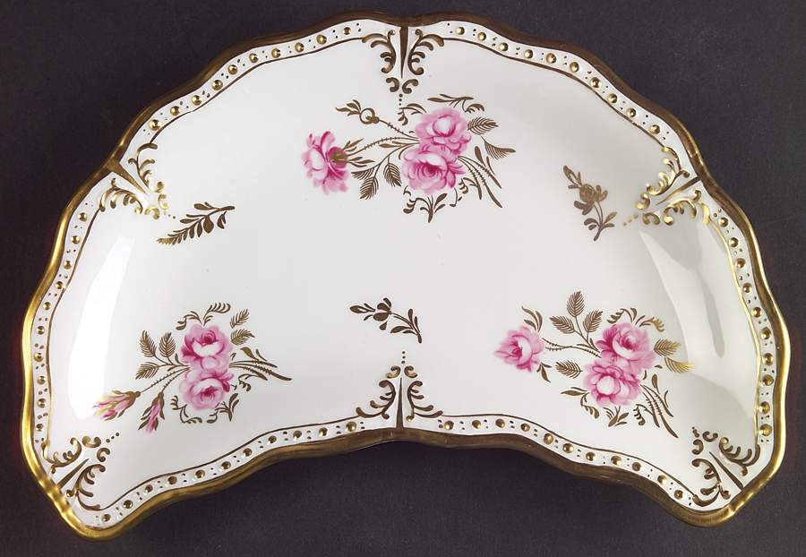 Royal Pinxton Roses Crescent Salad Plate by Royal Crown Derby-1