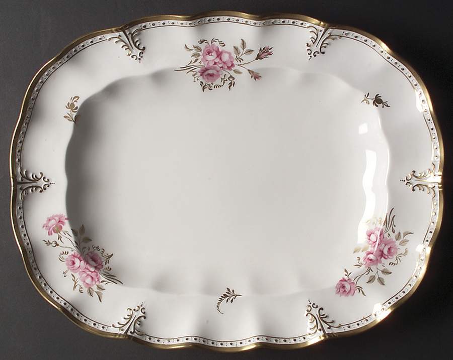Royal Pinxton Roses 15" Oval Serving Platter by Royal Crown Derby-1