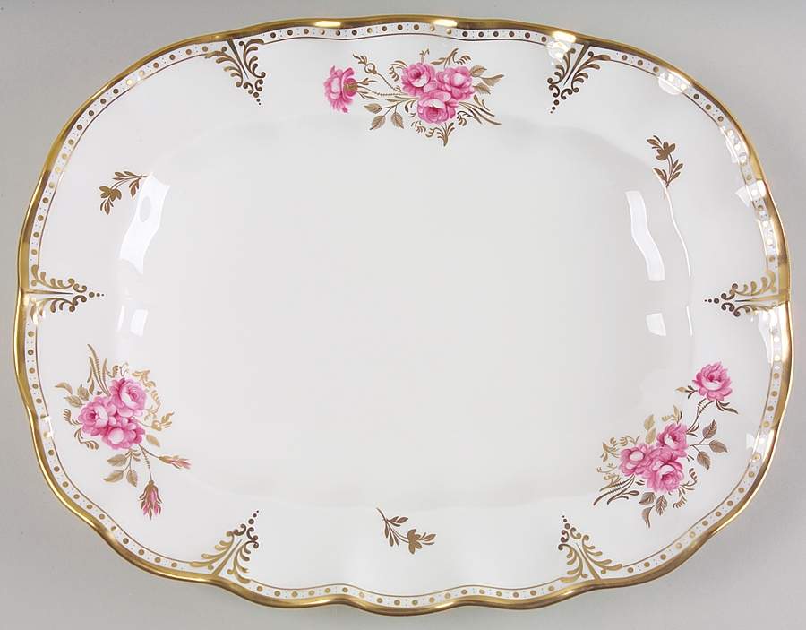 Royal Pinxton Roses 14" Oval Serving Platter by Royal Crown Derby-1