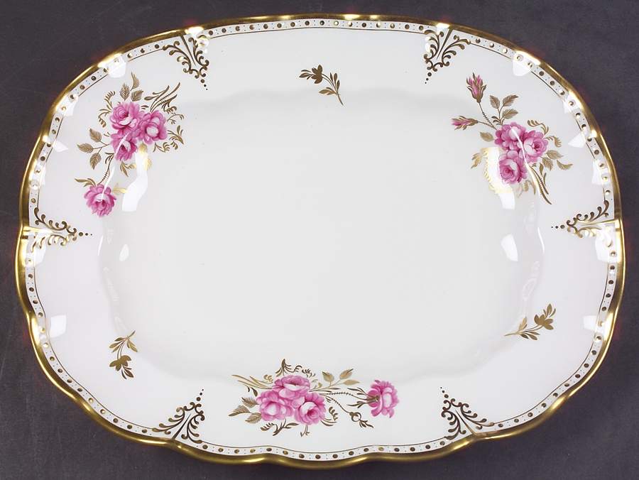 Royal Pinxton Roses 12" Oval Serving Platter by Royal Crown Derby-1