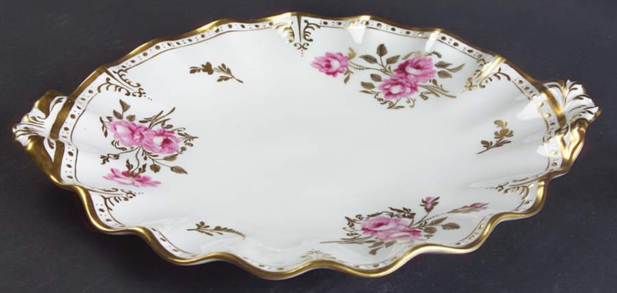 Royal Pinxton Roses Handled Cake/Pastry Plate by Royal Crown Derby-1