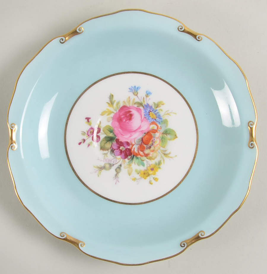 Rosemary (Celadon) Saucer by Royal Crown Derby-1