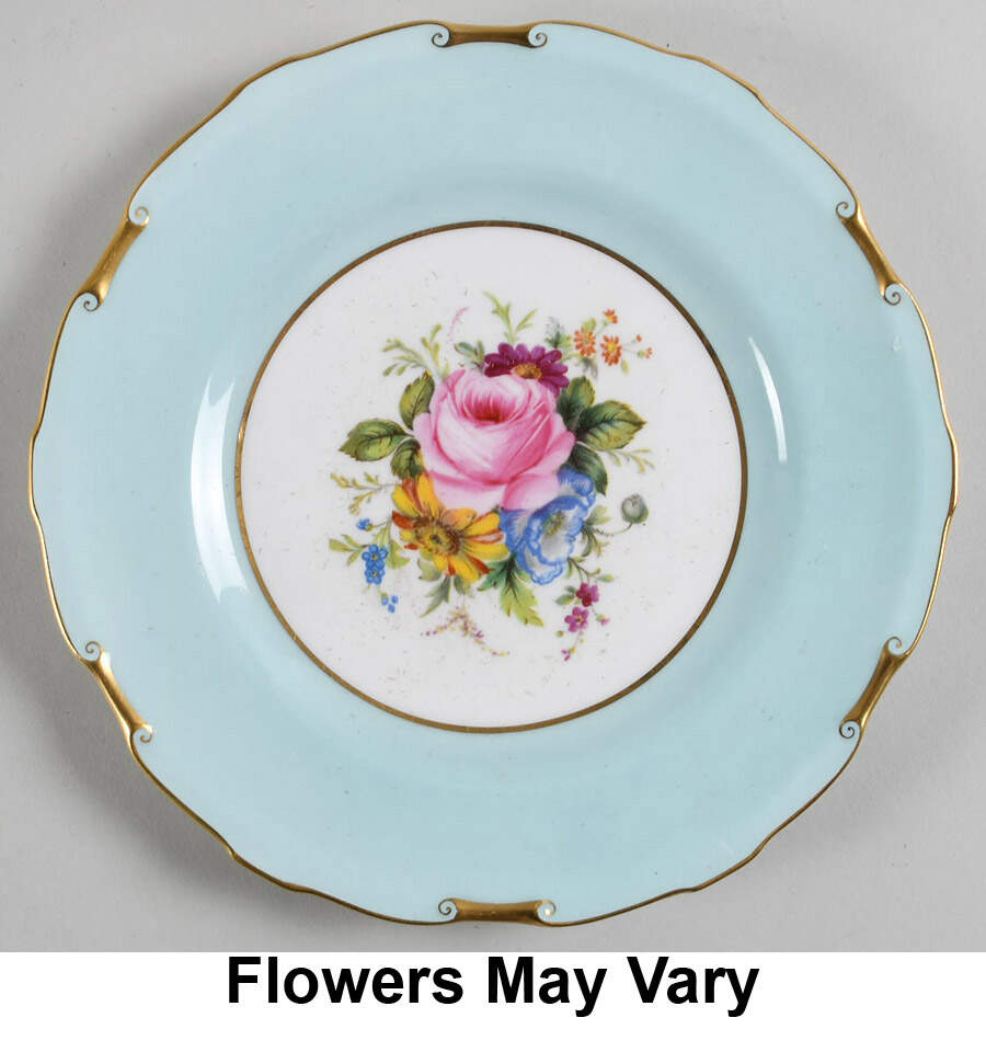 Rosemary (Celadon) Salad Plate by Royal Crown Derby-1