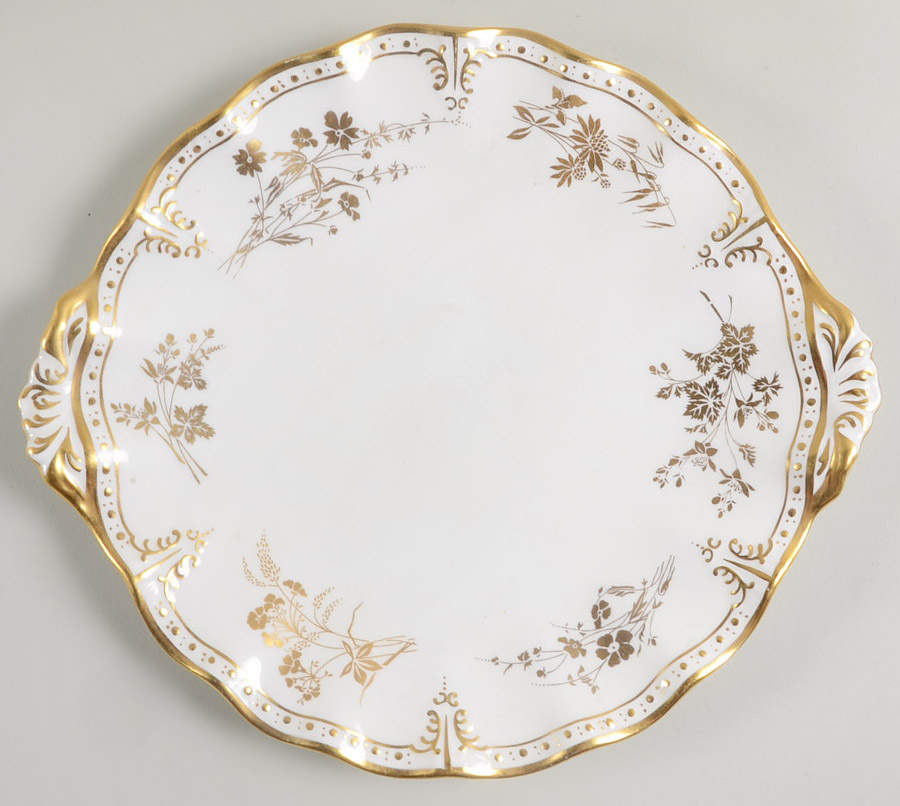 Royal St. James Handled Cake Plate by Royal Crown Derby-1