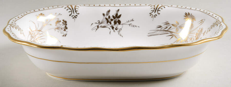 Royal St. James 9" Oval Vegetable Bowl by Royal Crown Derby-1