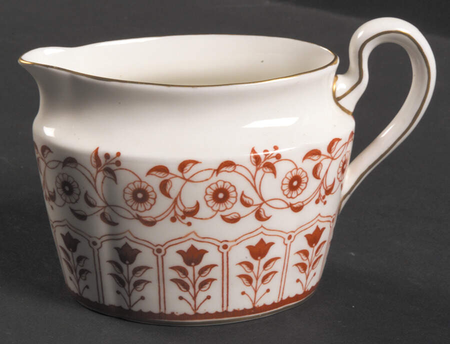 Rougemont (Ely Chelesa, Scalloped) Creamer by Royal Crown Derby-1