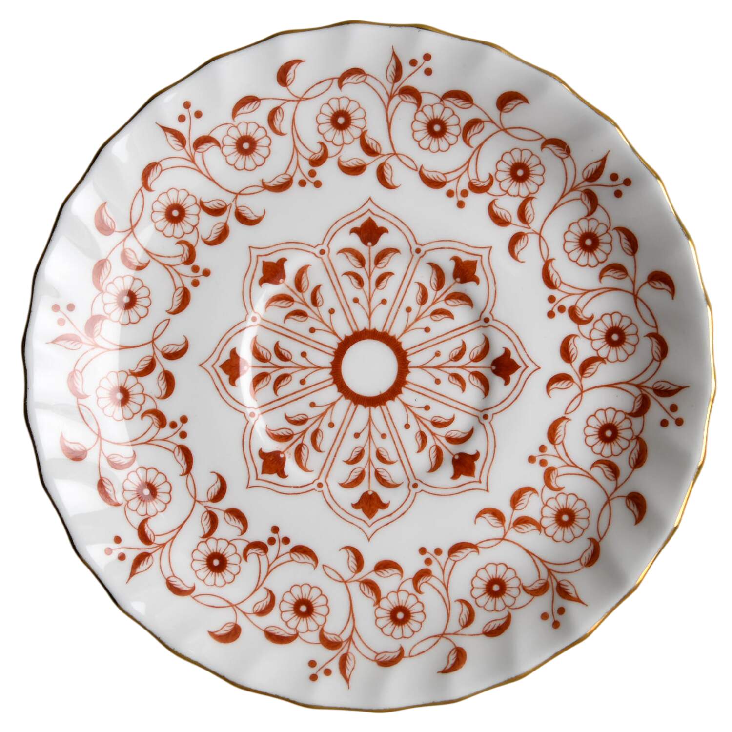 Rougemont (Ely Chelesa, Scalloped) Saucer for Cream Soup Bowl by Royal Crown Derby-1
