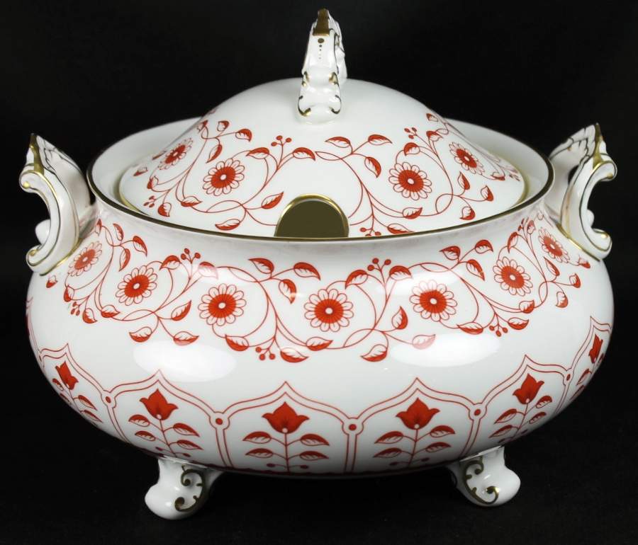 Rougemont (Ely Chelesa, Scalloped) Tureen &  Lid by Royal Crown Derby-1