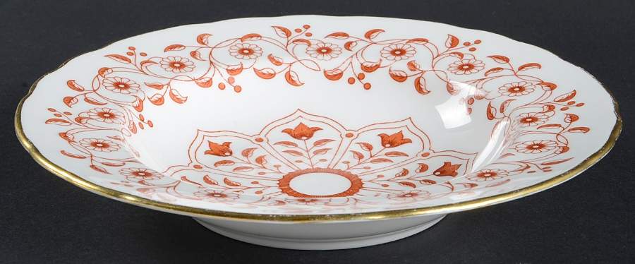 Rougemont (Ely Chelesa, Scalloped) Rim Soup Bowl by Royal Crown Derby-1