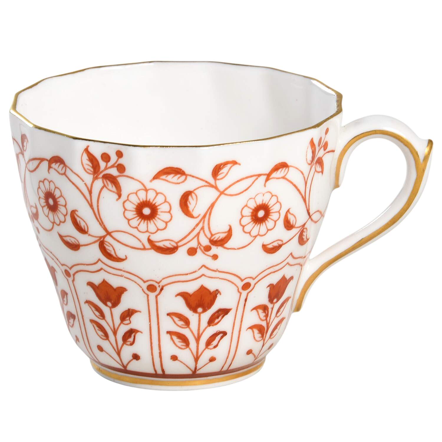 Rougemont (Boston Shape, Swirl) Flat Demitasse Cup by Royal Crown Derby-1