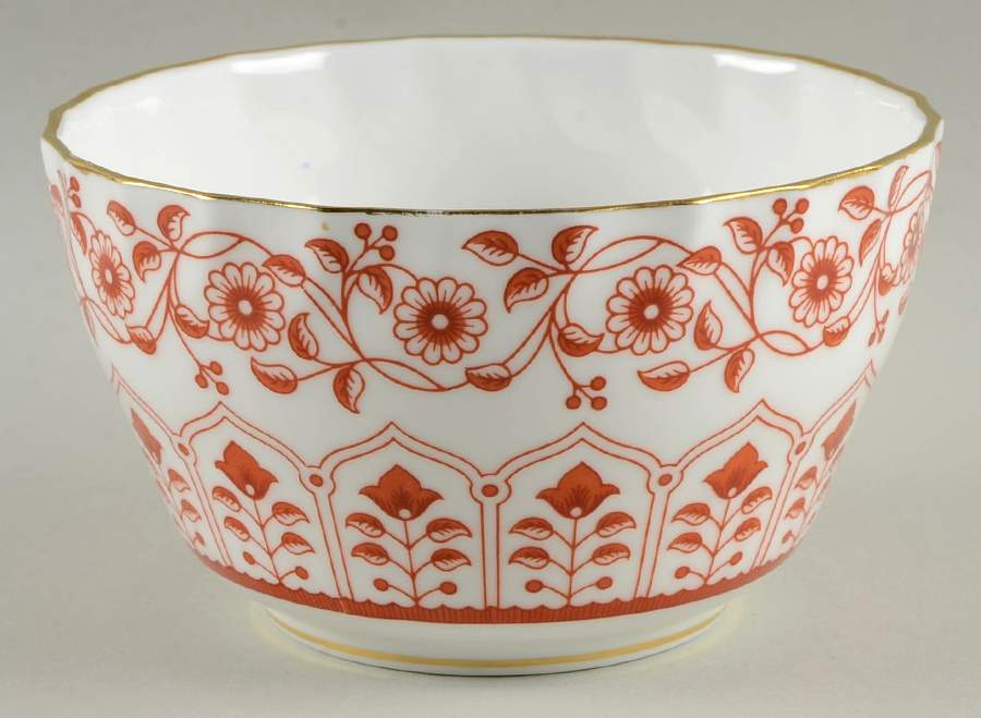 Rougemont (Boston Shape, Swirl) Open Sugar Bowl by Royal Crown Derby-1