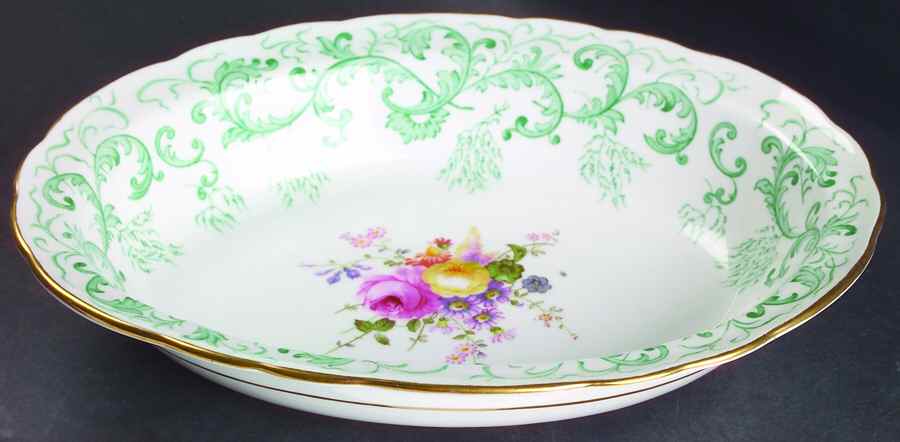 Rutland 10" Oval Vegetable Bowl by Royal Crown Derby-1