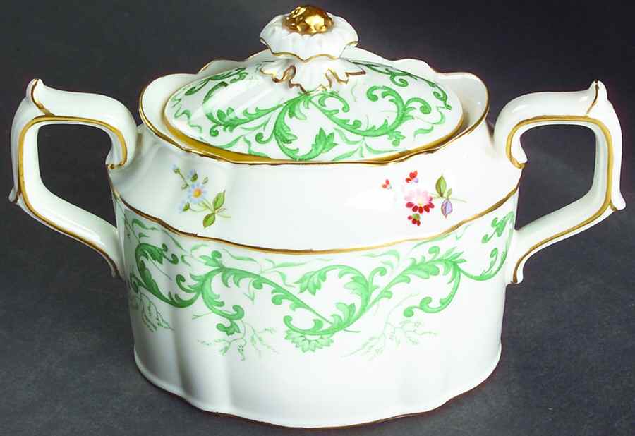 Rutland Sugar Bowl & Lid by Royal Crown Derby-1