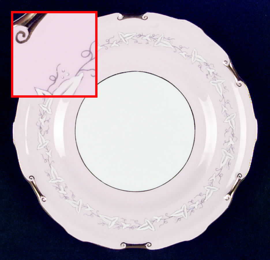 Shell Pink Dinner Plate by Royal Crown Derby-1