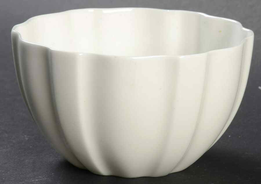 Surrey White Small Open Sugar Bowl by Royal Crown Derby-1