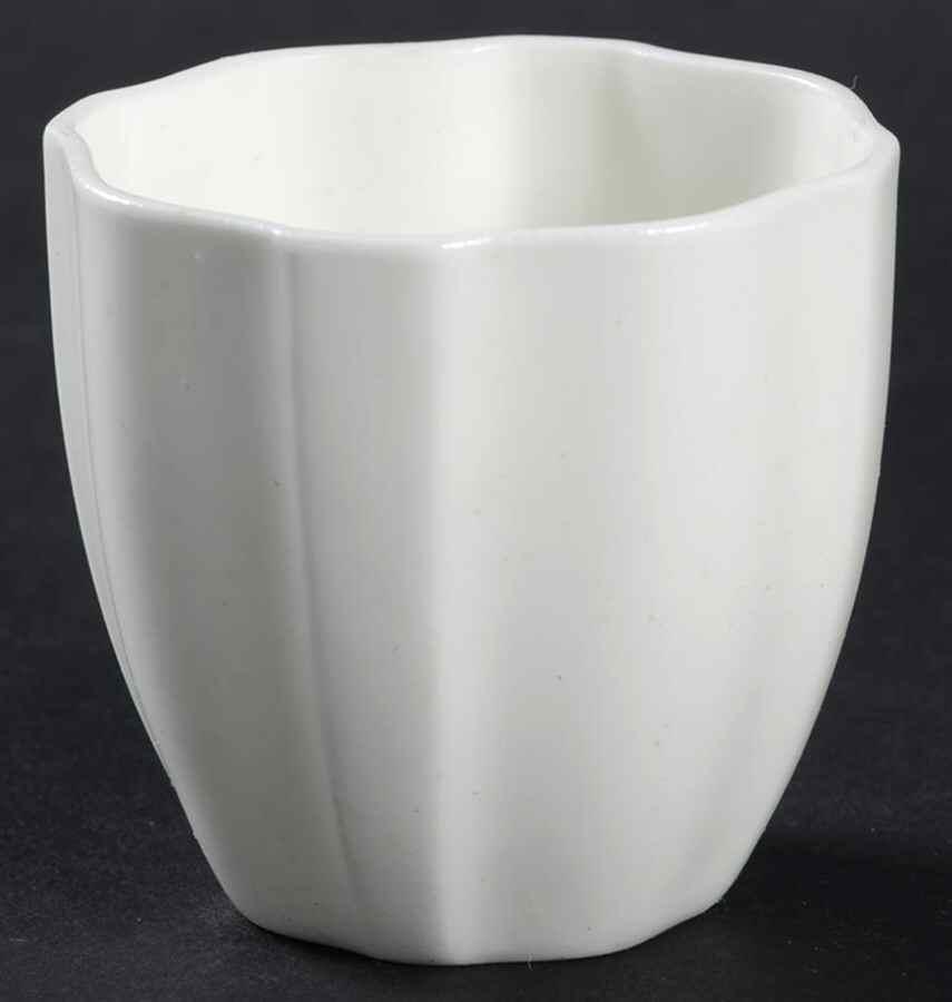 Surrey White Single Egg Cup by Royal Crown Derby-1