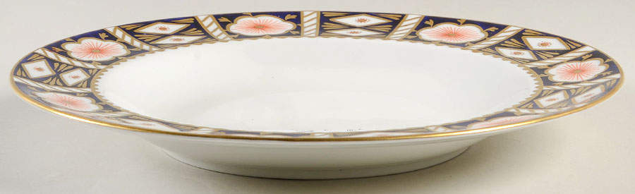 Traditional Imari Large Rim Soup Bowl by Royal Crown Derby-1