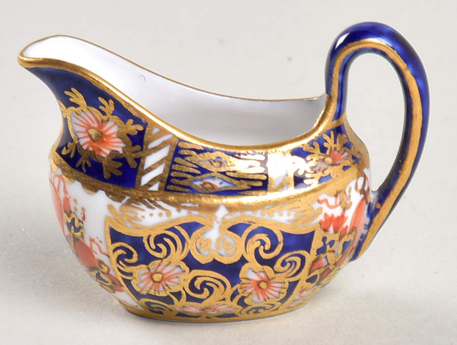 Traditional Imari Miniature Creamer by Royal Crown Derby-1