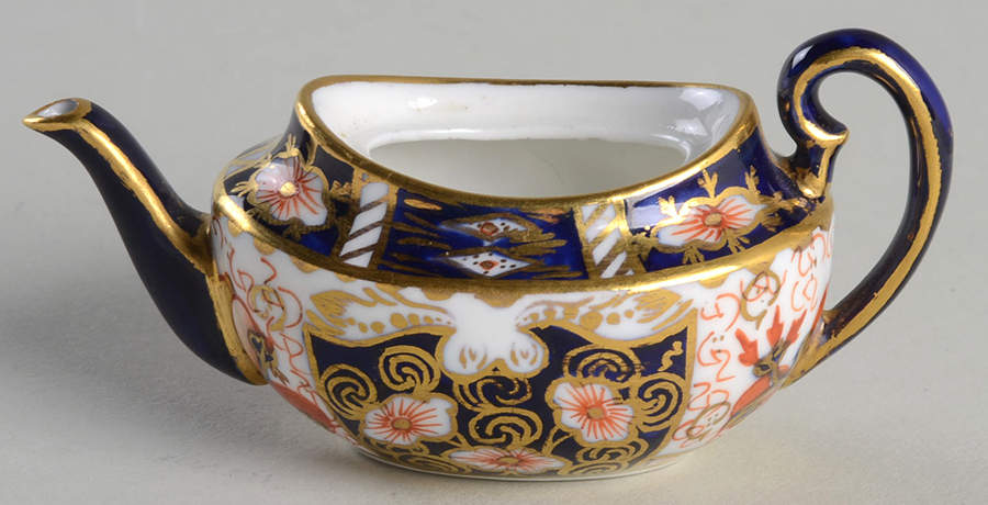Traditional Imari Miniature Teapot No Lid by Royal Crown Derby-1