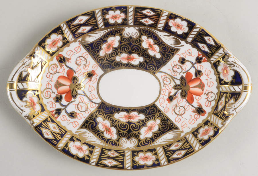 Traditional Imari Relish/Gravy Underplate by Royal Crown Derby-1