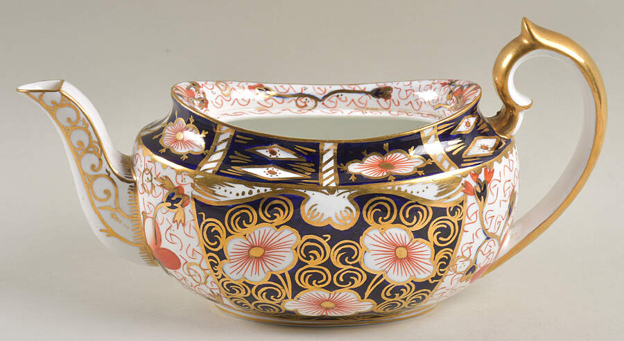 Traditional Imari Mini Teapot No Lid by Royal Crown Derby-1